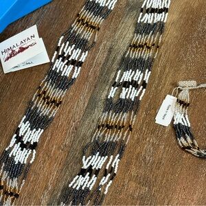 Glass Beaded Necklace & Bracelet